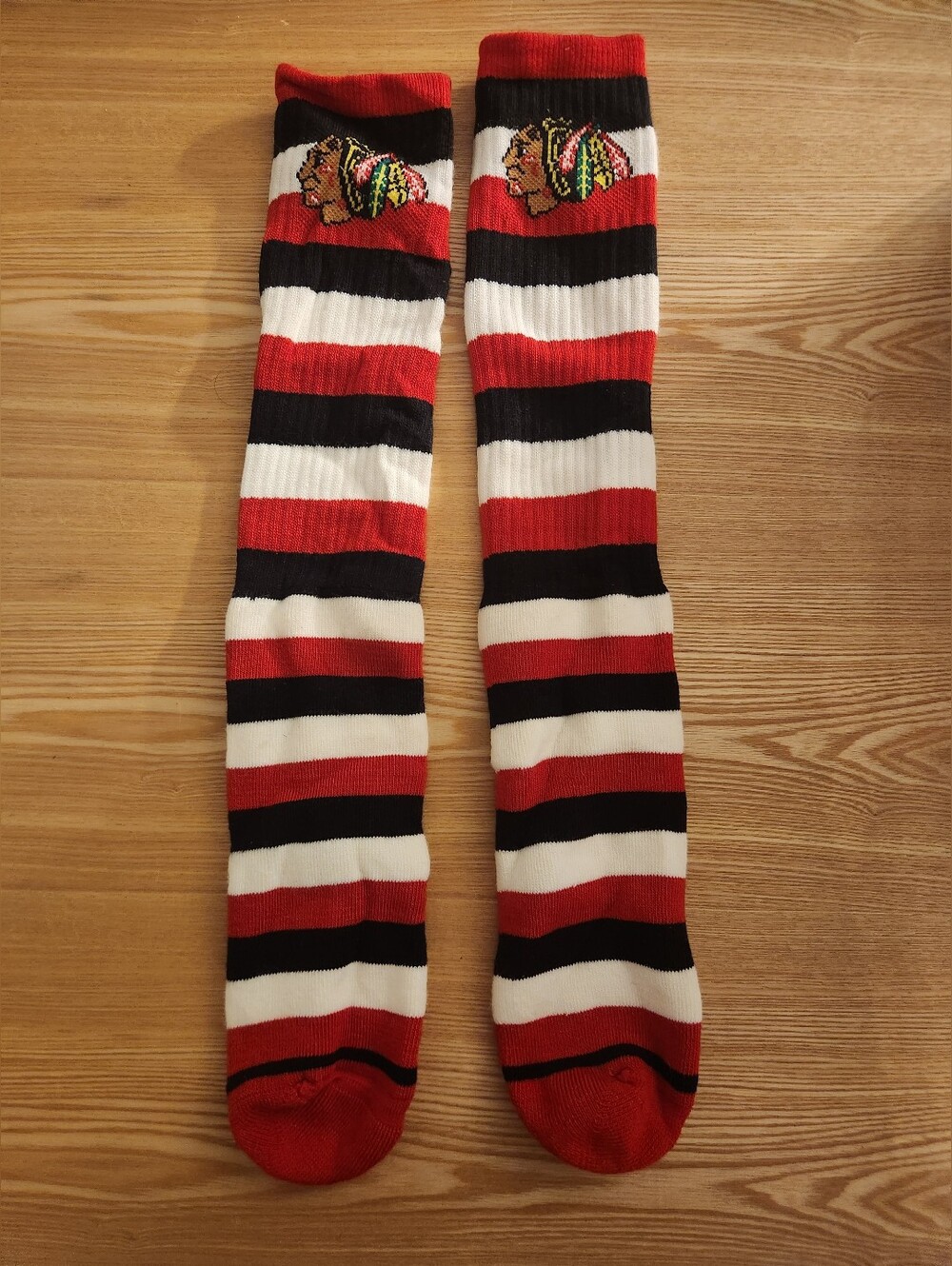 NWOT Chicago Blackhawks Long Socks